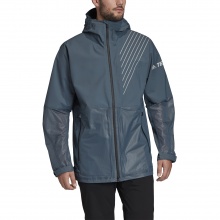 adidas Regenjacke/ Übergangsjacke TERREX 3L Zupahike blaugrau Herren